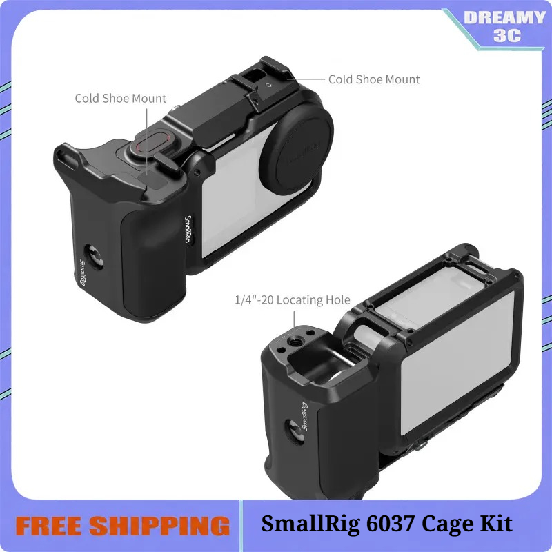 Camera Cold Shoe - SmallRig 6037 Cage Kit for DJI