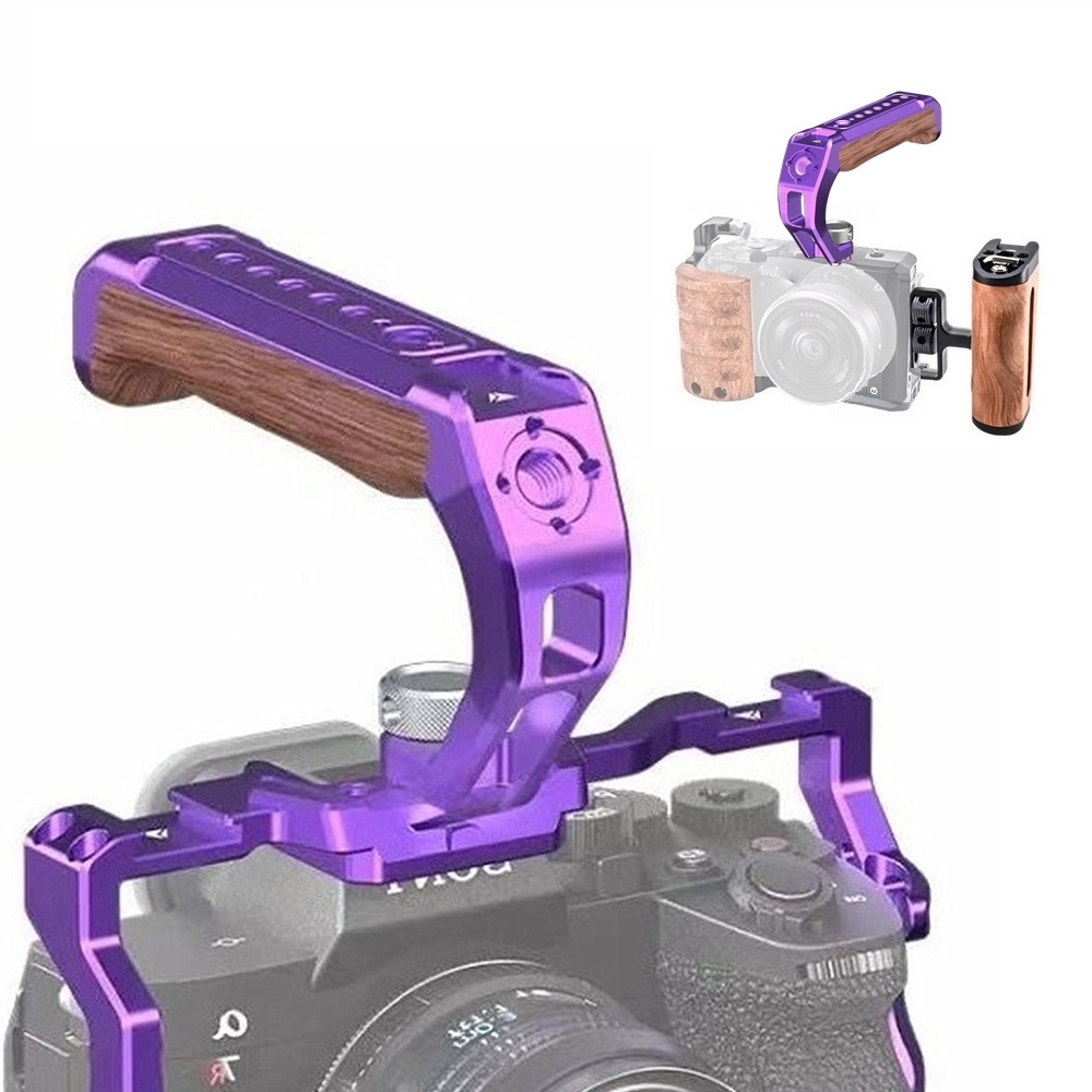Camera Cold Shoe - Universal Camera Top Handle Grip with