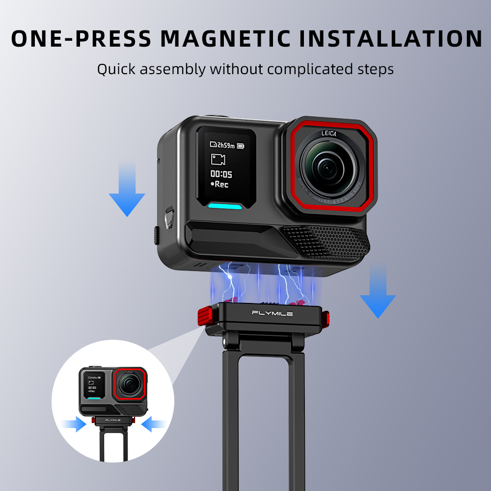 Flymile Metal Tripod Quick-rel - Photography Grip Insta360 X5 review and price