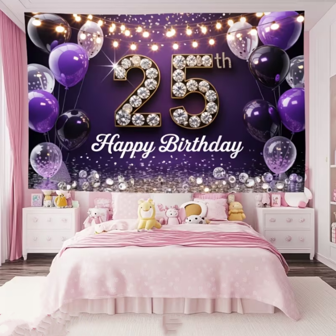 25th Happy Birthday Party Deco - Photography Cheat Sheet review and price