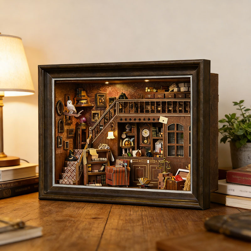 DIY 3D Wooden Book Nook Kit Mi - Photography Hacks review and price
