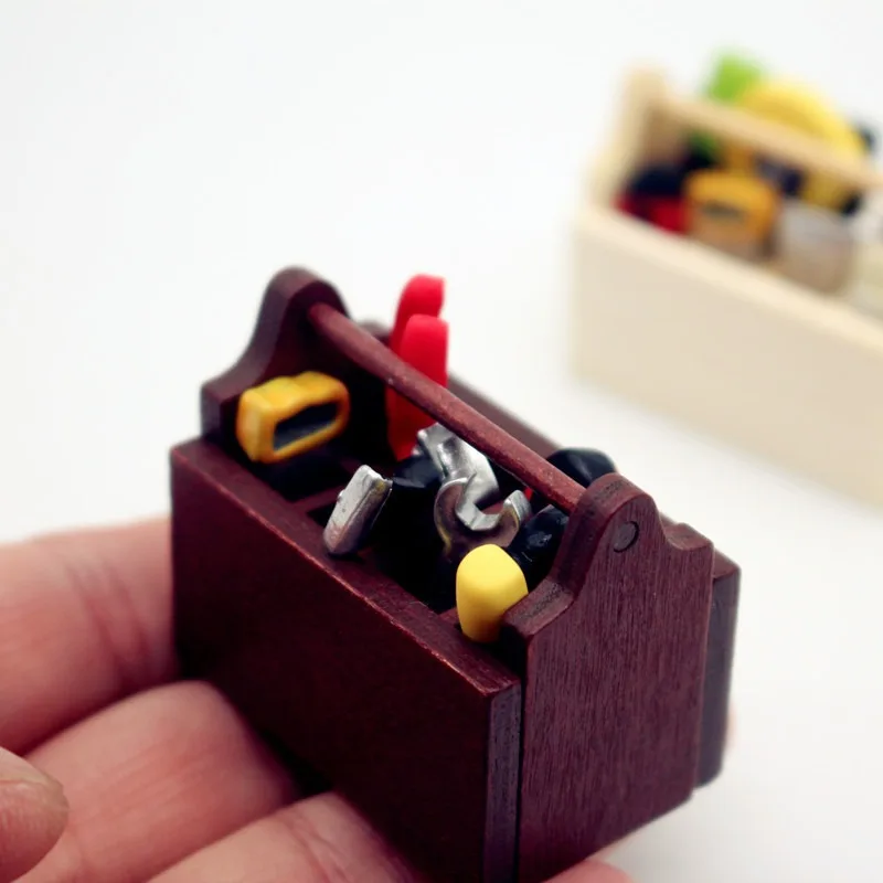 Mini Wooden Coffee Toolbox Dol - Photography Coffee review and price
