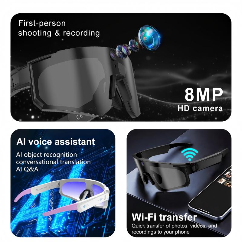 AI Smart Glasses ChatGPT 1080P - Photography Unit review and price