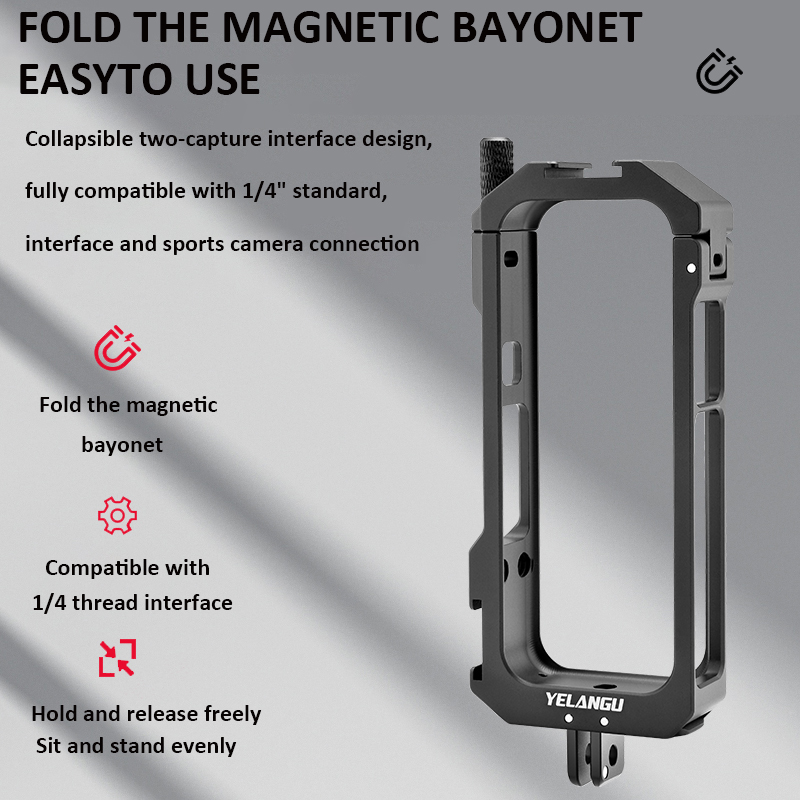 YELANGU Metal Protective Cage  - Camera Cold Shoe review and price