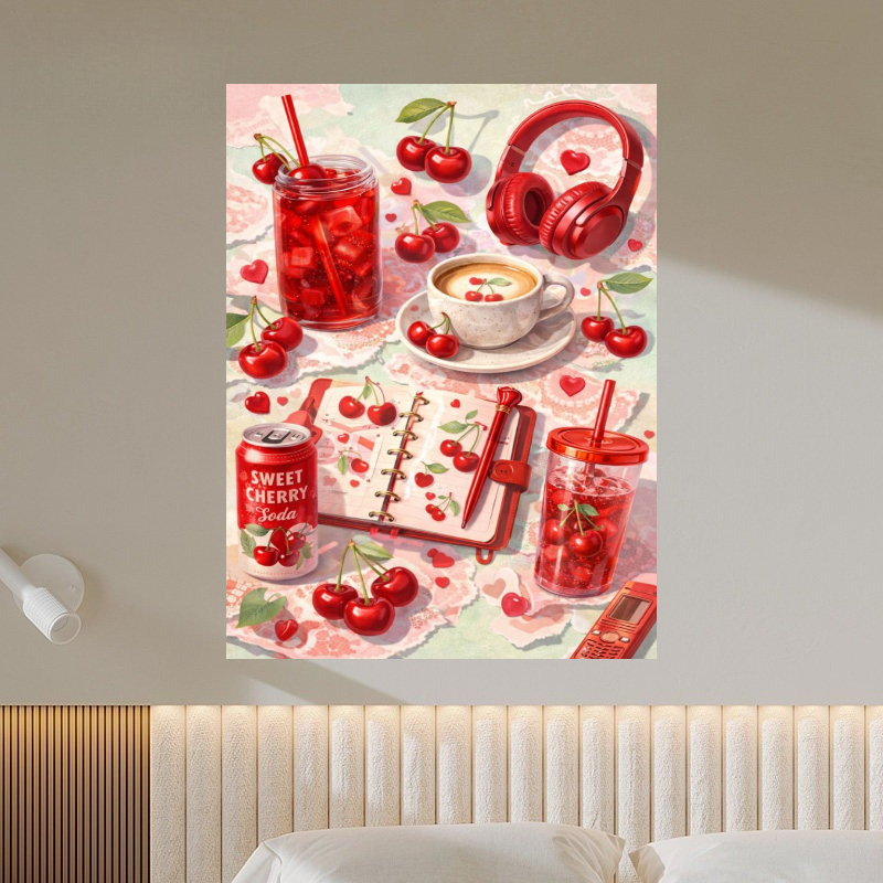 Sweet Cherry Soda Coffee Still - Photography Coffee review and price