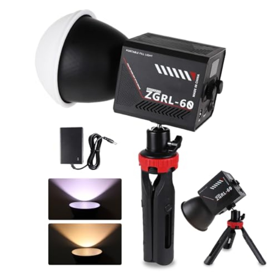 60W COB LED Video Light Handhe - Photography Videos Free review and price