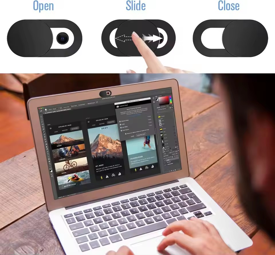 Webcam Cover Shutter Magnet Sl - Photography Zooming review and price
