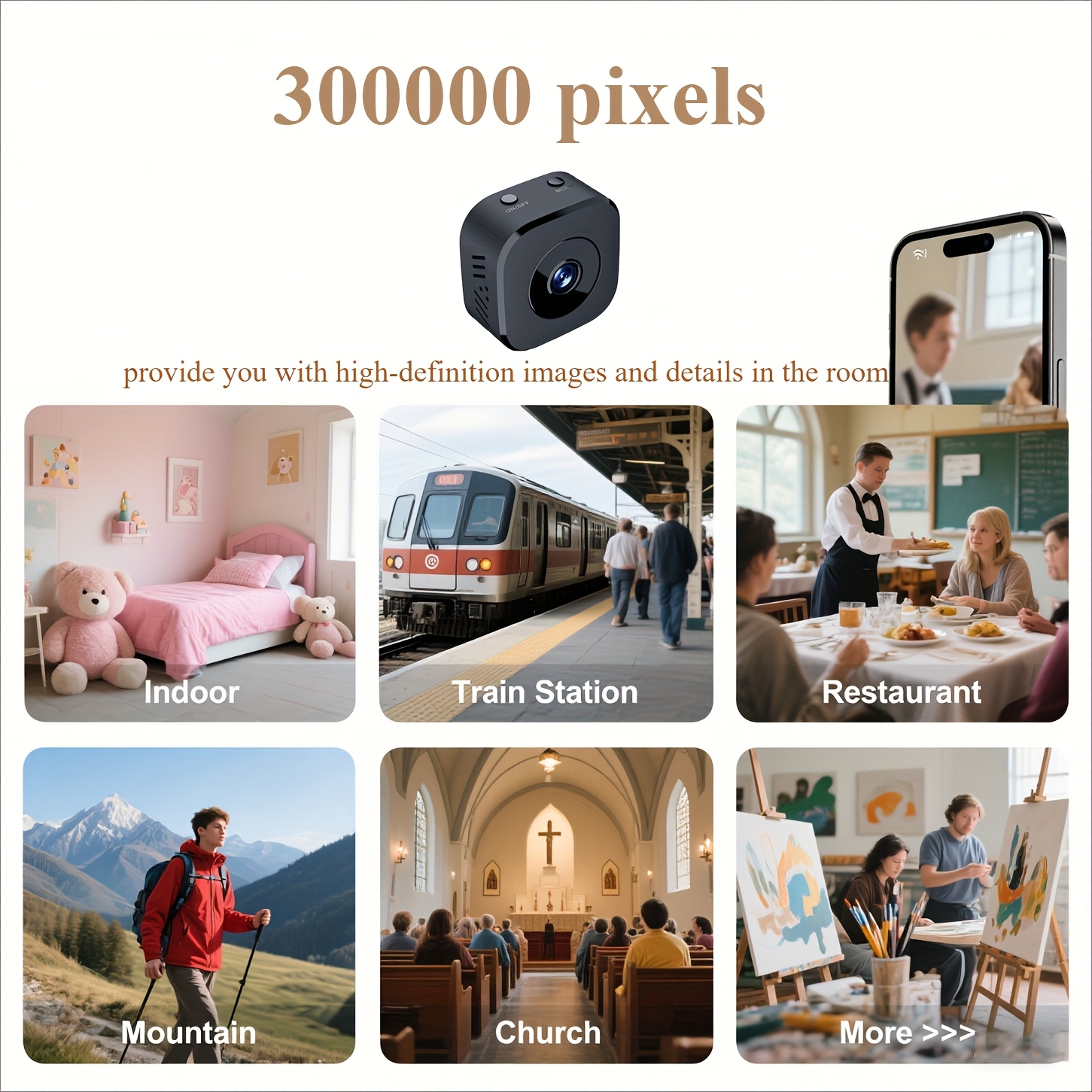 1080P HD Mini WiFi Camera Indo - Photography Unit review and price