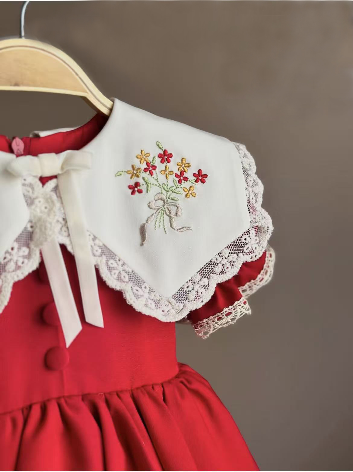 0-12Y Baby Girl Summer Red Emb - Photography Vintage Style review and price