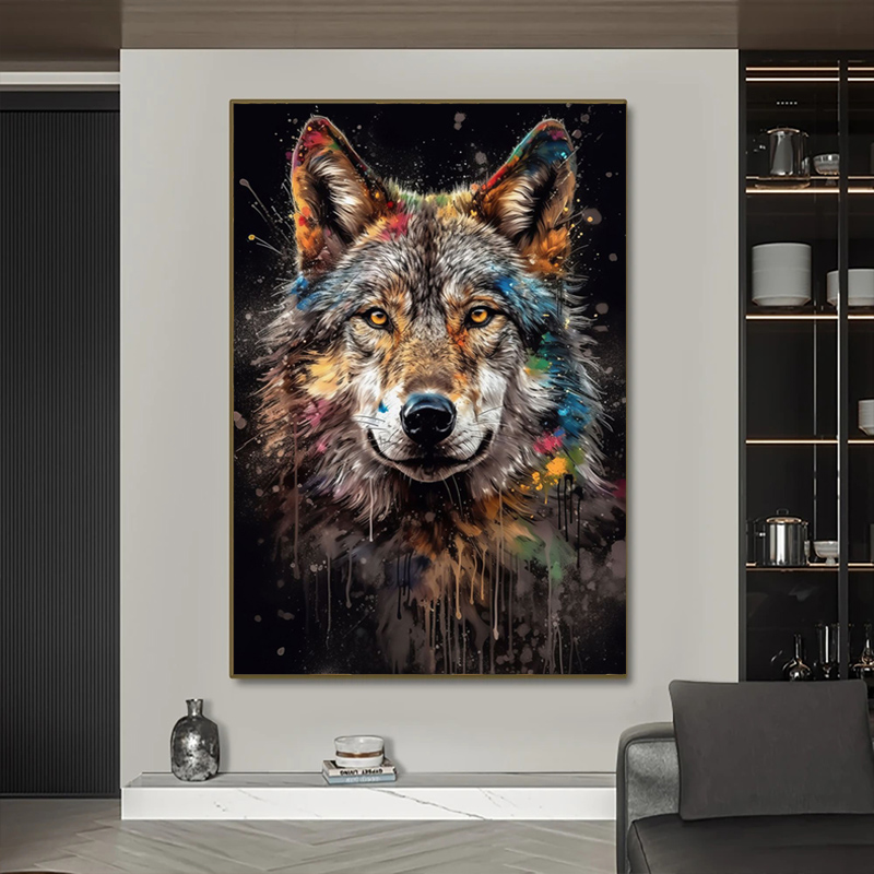 Watercolor Lion Tiger Monkey O - Photography Duck review and price