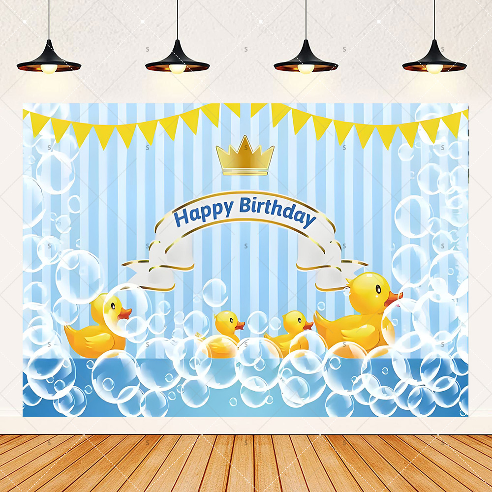 Cartoon Yellow Duck Theme Birt - Photography Duck review and price