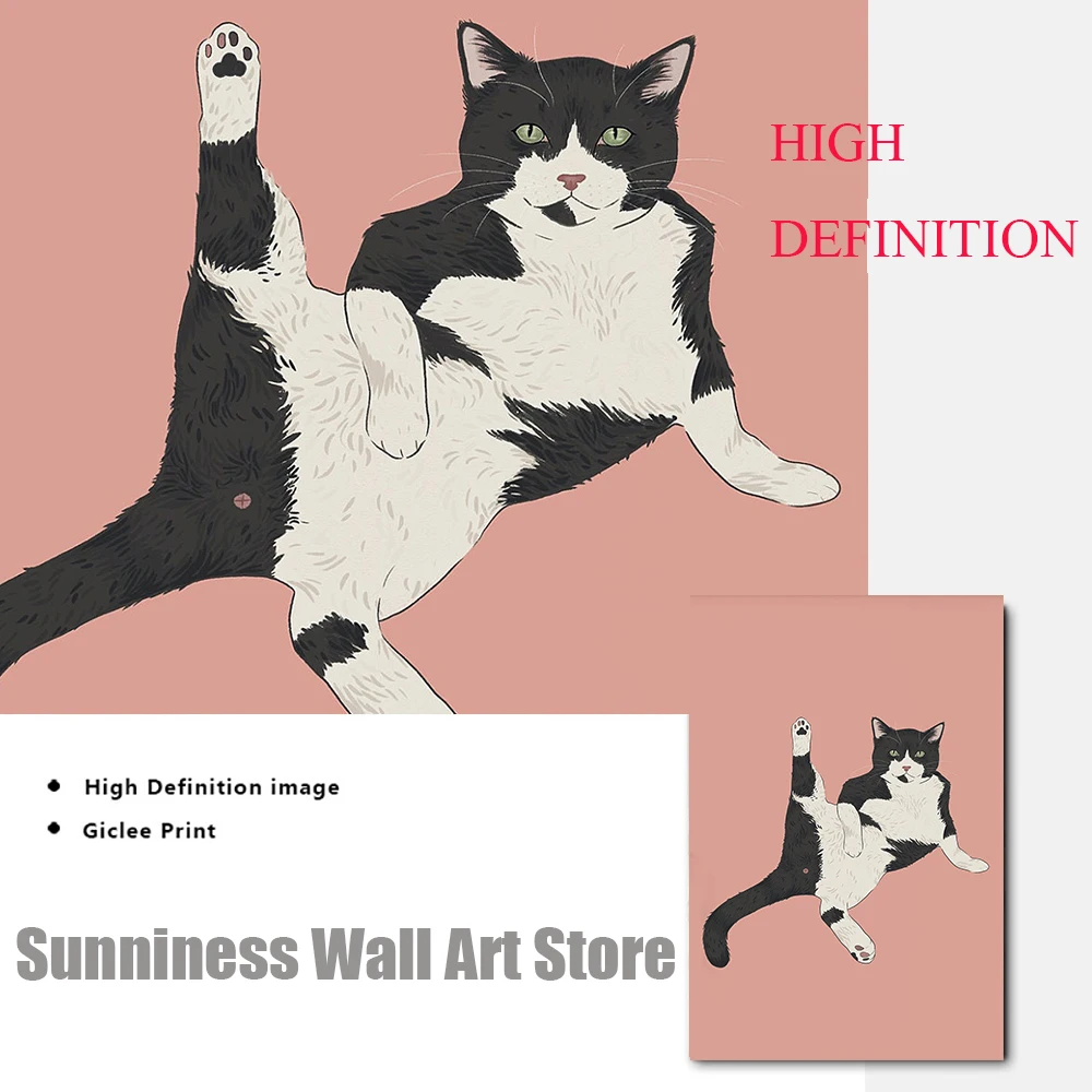 Funny Wine Black Cat Wall Art  - Photography Duck review and price