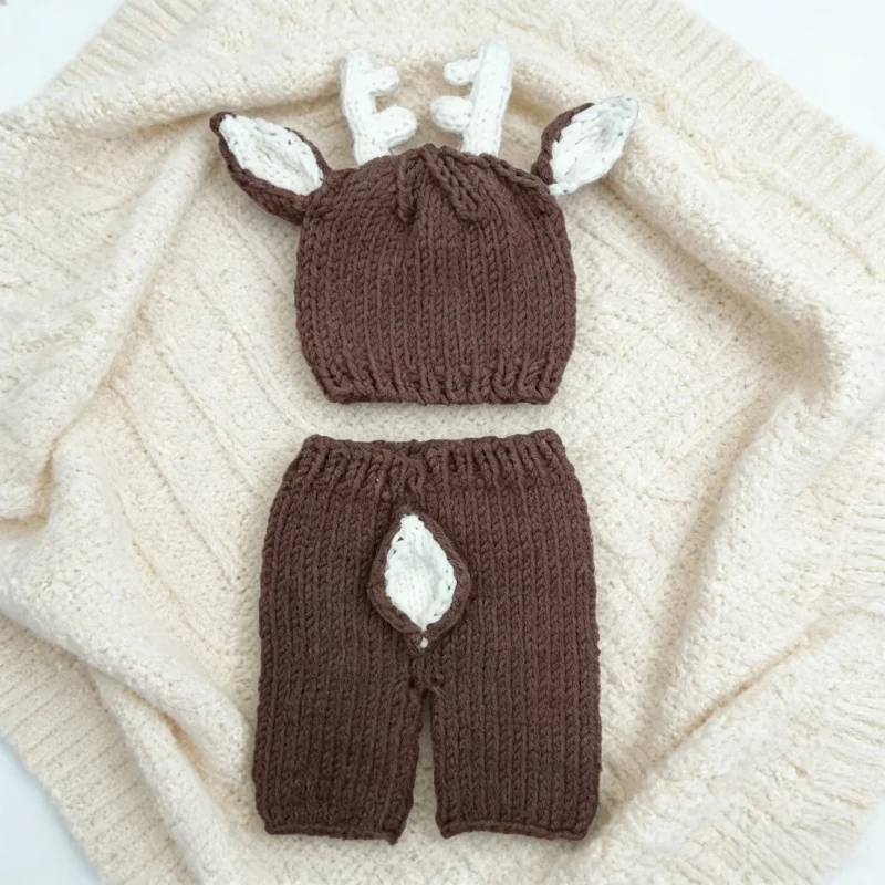 Handmade Knit Hat Pants Newbor - Photography Coffee review and price