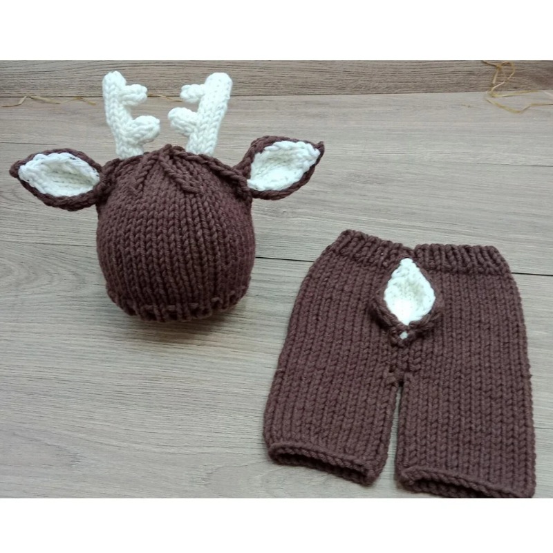 Handmade Knit Hat Pants Newbor - Photography Coffee review and price